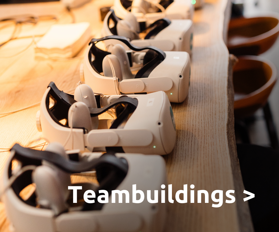 VR bril voor een teambuilding activiteit